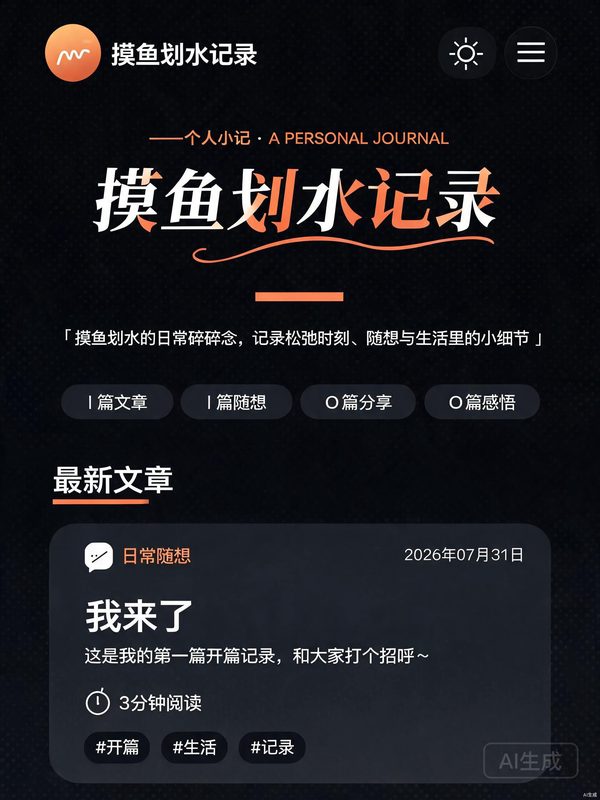 图二 · 腾讯模板 - 深色编辑风